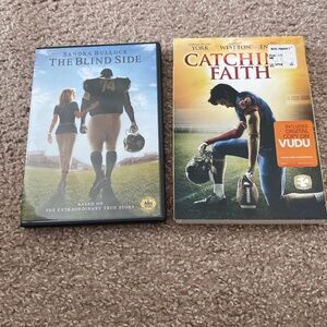 🎥🍿 FAMILY & FOOTBALL🙏🏈 Movie Night Bundle (2 DVDs)!